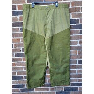 Vintage Rattlers Brand Olive Snake Bite Brush Pants Size 42x30 Made in USA